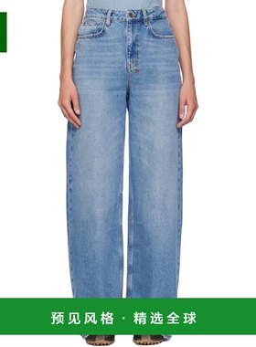 1h可退 香港直邮Ksubi 女士 蓝色 Baggy Strider Horizon 牛仔裤