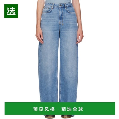 1h可退 香港直邮Ksubi 女士 蓝色 Baggy Strider Horizon 牛仔裤