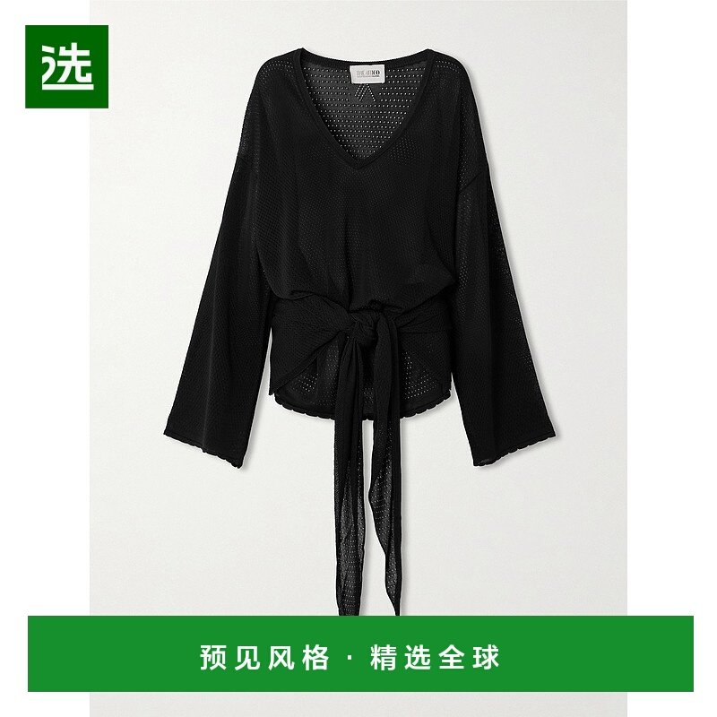 1h可退 香港直邮The Attico 女士 打结迷你连衣裙 250WCA00418VVV