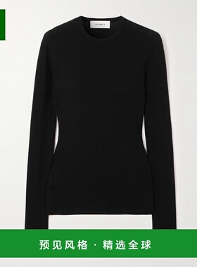 1h可退 香港直邮LISA YANG 女士 Vivian 棉质羊绒混纺T恤 2025146