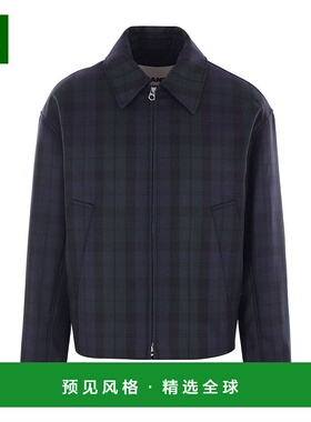 香港直邮Jil Sander 格纹夹棉夹克 J22SW0069J-40273