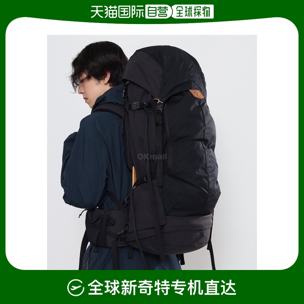 韩国直邮fjallraven瑞典北极狐双肩包男女同款黑色背带时尚27343