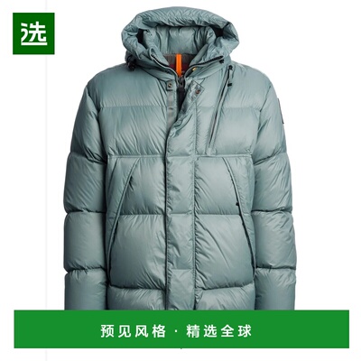 1h可退 香港直邮Parajumpers 男士 灰色锦纶大衣 25WMPMPUPP01P15