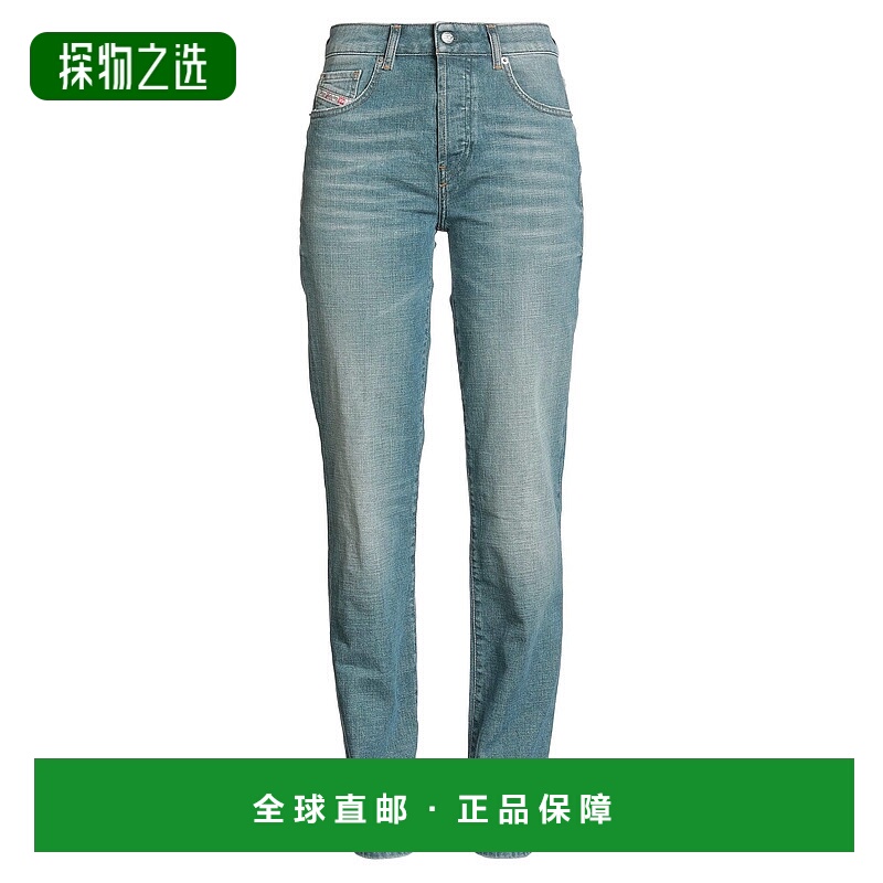 香港直邮Diesel 迪赛 女士 牛仔长裤 blue蓝色 舒适时尚