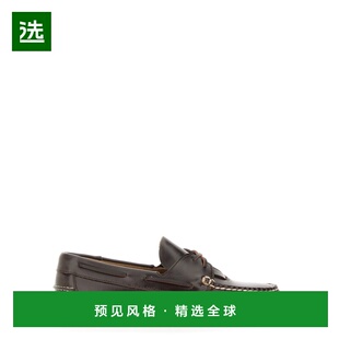 香港直邮HEREU 女士芭蕾乐福鞋 SANAWFS250023DARKBROWN SS2025