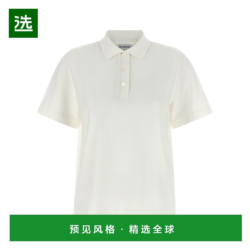 香港直邮BURBERRY 女士POLO衫 8118961CHALK SS2026 米白色,女装/女士精品,POLO衫,淘宝优惠券,粉丝福利购,淘宝优惠卷
