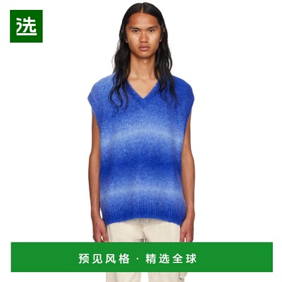 1h可退 【美国直邮】Wooyoungmi|蓝色条纹背心