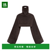 香港直邮Alaia AA9S10156T661帽衫 短款 连帽卫衣