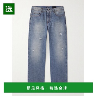 多口袋牛仔裤 1h可退 男士 巴尔曼 EH1ML155DF44 香港直邮Balmain