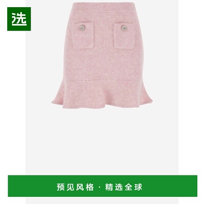 香港直邮SELF-PORTRAIT 女士半身裙 PF24146SKPPINK AW2024