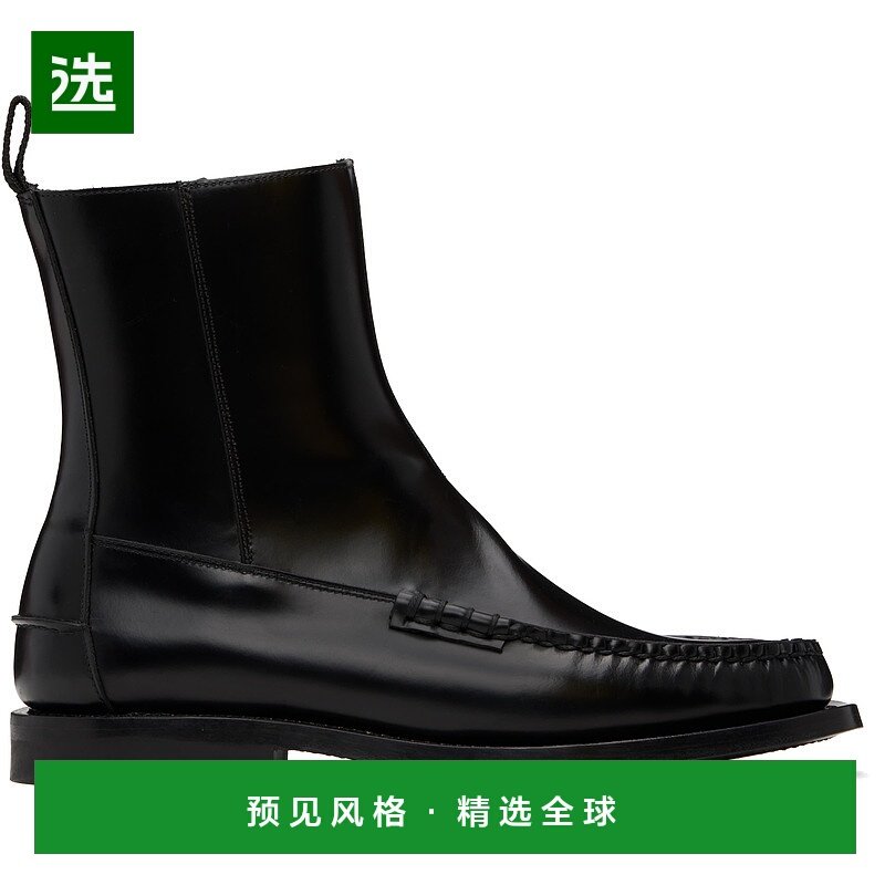 1h可退 香港直邮Hereu 男士 黑色 Andreu 踝靴 ANDRMF black黑色