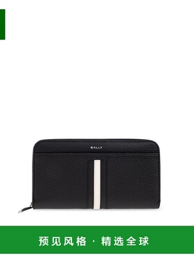 香港直邮BALLY 男士钱包 MLW03HVT434U901P AW2025 黑色 Leather