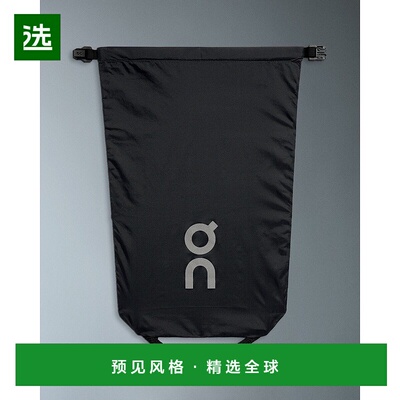 欧洲直邮On昂跑磁石黑再生聚酰胺卷口闭合反光标识鞋袋 男女