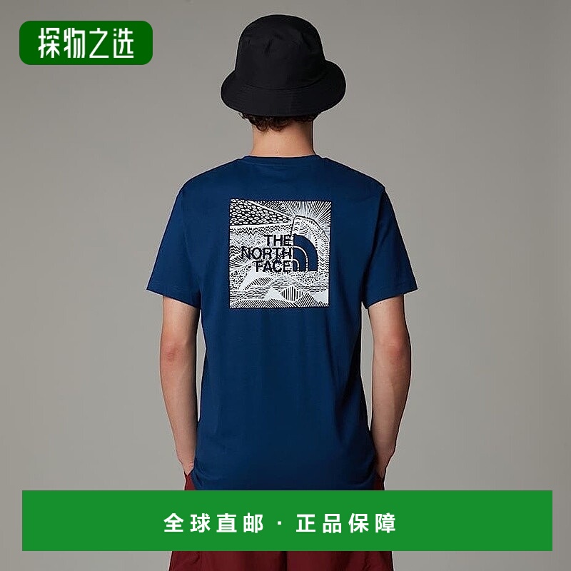 自营欧洲直邮北面男士 Redbox 庆典T恤TheNorthFace新款