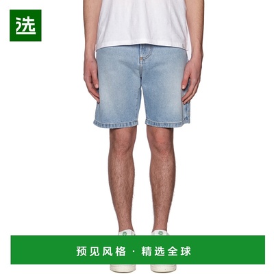 1h可退 香港直邮Gcds 男士 牛仔短裤 BCC94M03140455LIGHT BLUE