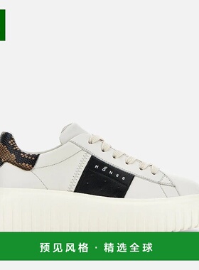 欧洲直邮Hogan H-Stripes黑色/灰色运动鞋