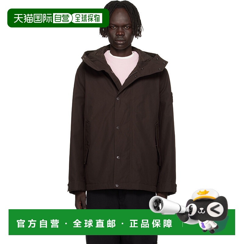 1h可退 香港直邮Stone Island 石头岛 男士 棕色 4100105 Weather