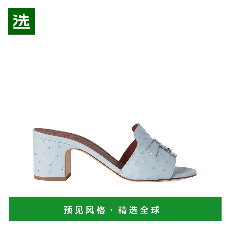 香港直邮Loro Piana 圆头高跟凉鞋 FAL0469