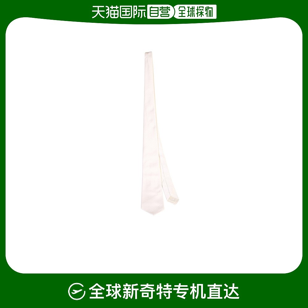 自营|kiton男士白色丝绸领带简约时尚潮流百搭舒适商务休闲
