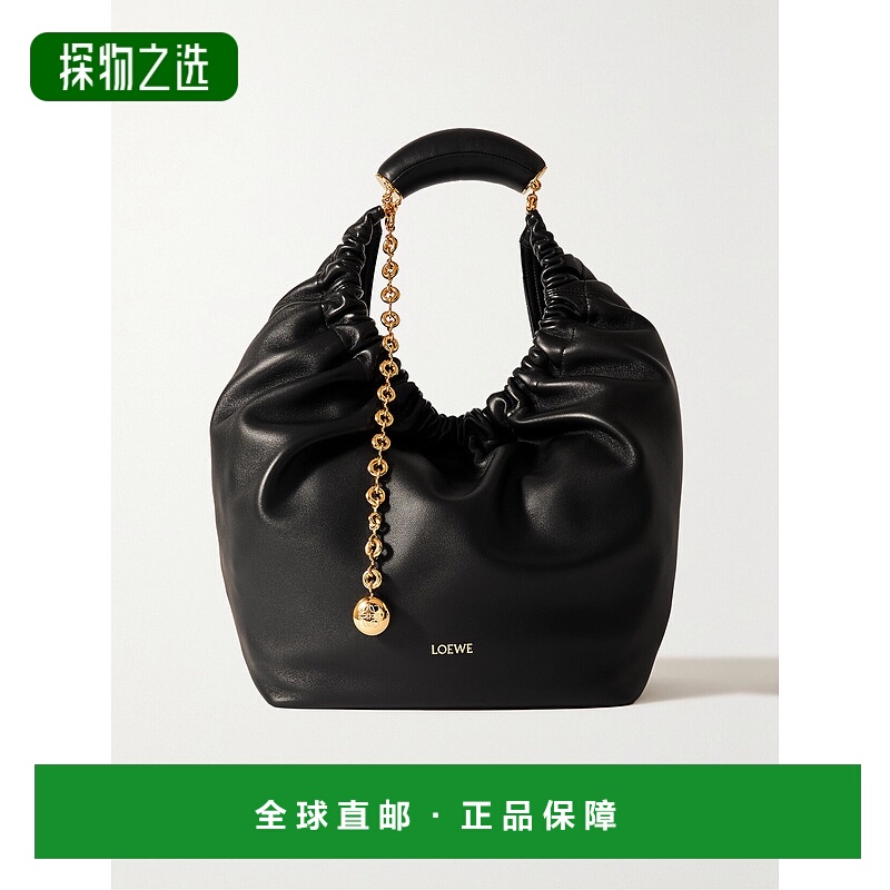 香港直邮LOEWE 罗意威 女士 中号徽标单肩包 A914Q37X01手提包