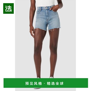 1h可退 【美国直邮】hudson 女士 休闲裤牛仔短裤高腰牛仔裤直筒