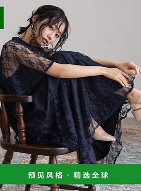 【日本直邮】PourVous　女士　连衣裙时尚高端大牌减龄穿搭高级感