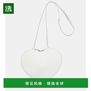 1h可退 香港直邮Alaïa 女士 Le Coeur 皮革肩包 white白色 舒适时