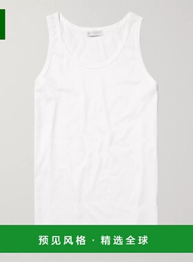 1h可退 香港直邮Sunspel 男士 棉针织背心上衣 MVES4203WHAA