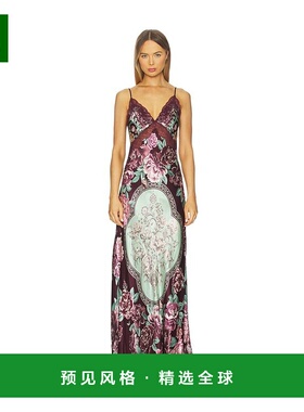 1h可退 香港直邮camilla and marc 女士 Bias Train V领长款吊带