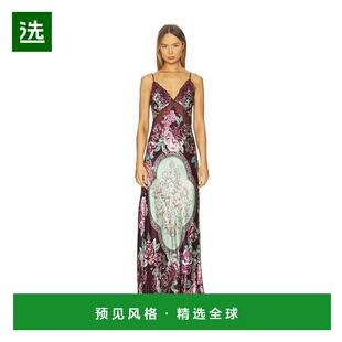 1h可退 香港直邮camilla and marc 女士 Bias Train V领长款吊带