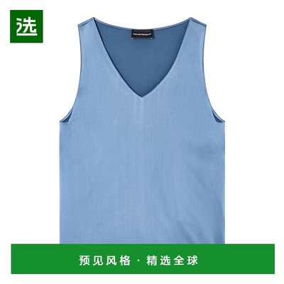 香港直邮Emporio Armani 丝缎V领上衣 EW002199AF17300