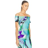 露肩上衣 1h可退 5HTP855H735 璞琪 女士 香港直邮Emilio Pucci