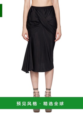 香港直邮Rick Owens 松紧腰半身裙A字裙中长裙长裙 RP02E4346HSCH