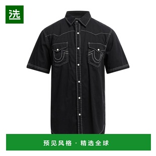 1h可退 【美国直邮】True Religion男士衬衫短袖直筒型时尚舒适百