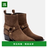 1h可退 绒面革短靴女靴 女士 Debbie 香港直邮GOLDEN GOOSE