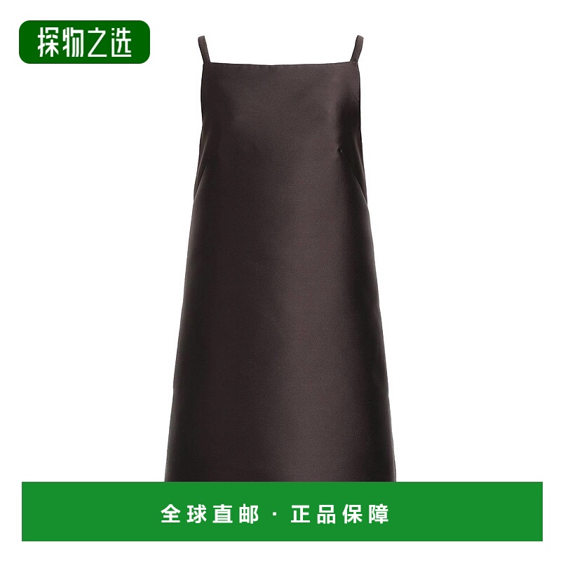 1h可退 香港直邮Valentino 华伦天奴 女士 高雅连衣裙 brown棕色