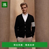 欧洲直邮THOM 针织毛衣MKC002AY1014001羊毛针织衫 BROWNE 男士