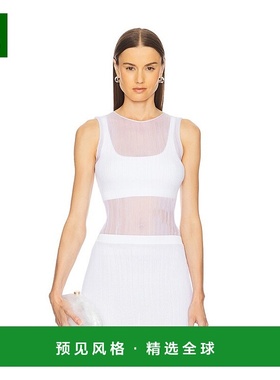 1h可退 香港直邮Simkhai 女士 Oakley 背心 2242118K white白色