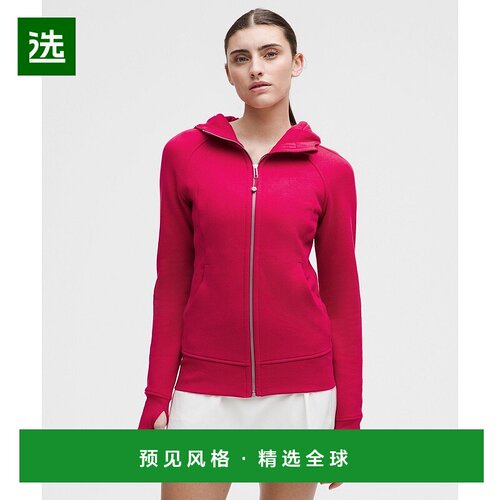 1h可退 欧洲直邮LULULEMON露露乐檬 拉链式Scuba连帽衫