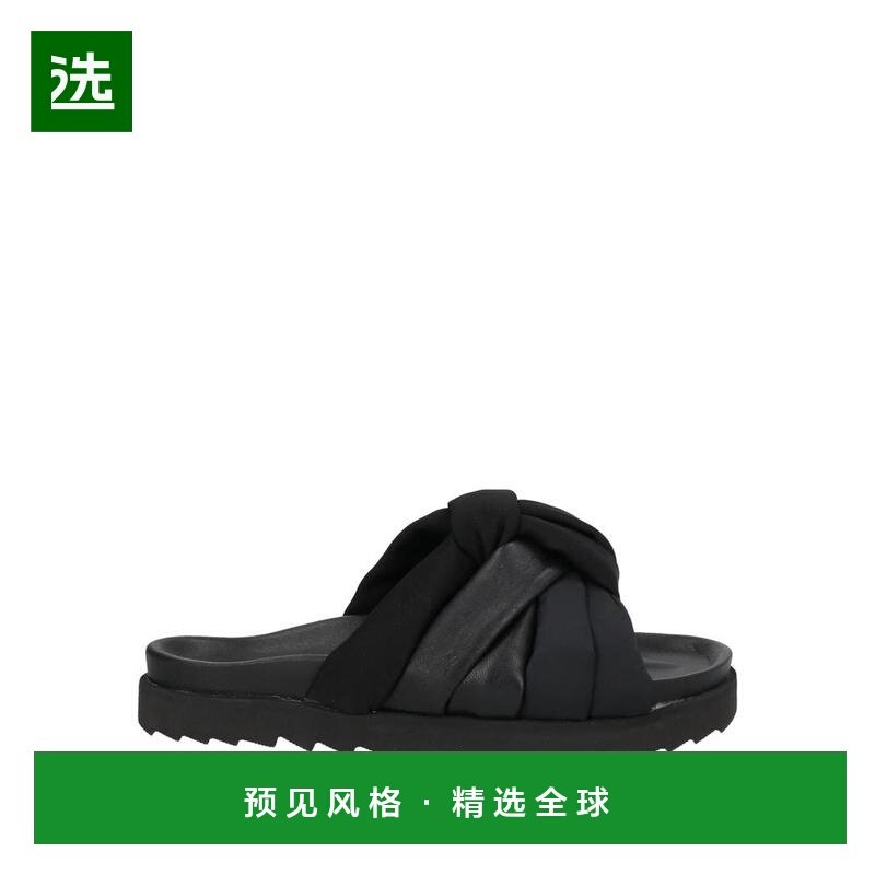 1h可退 【美国直邮】INUIKII女士时装凉鞋平底圆头真皮时尚舒适,女鞋,时装凉鞋,淘宝优惠券,粉丝福利购,淘宝优惠卷