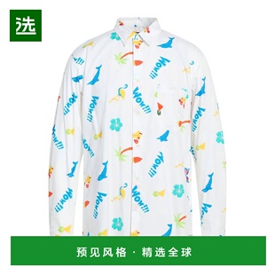 1h可退 香港直邮comme des garcons 川久保玲 男士 花纹衬衫