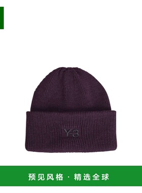 香港直邮Y-3 男士帽子 KC0446 AW2025 紫色 CL 针织帽