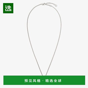 欧洲直邮FENDI 项链 2025 银色和黑色项链 年产品 1h可退