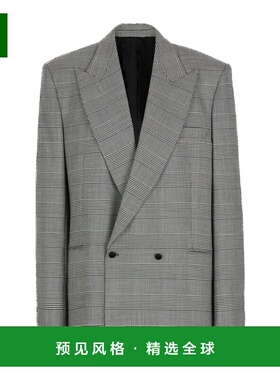 香港直邮BALMAIN 女士西服 GF1SI660WD31EAB SS2026 灰色
