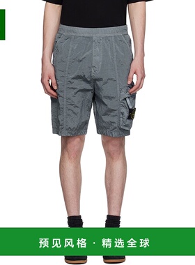 香港直邮Stone Island 石头岛 男士 灰色 Nylon Metal In Econyl