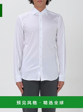 香港直邮FAY 男士衬衫 NCMA151259SORMB001 AW2025 白色 Shirt Wi