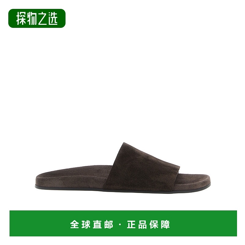 香港直邮The Row 圆头拖鞋 F2109L302