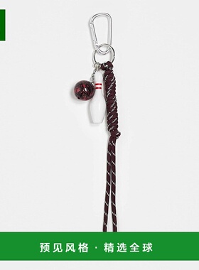 香港直邮ASOS 女士 ball pin cham 设计保龄球多包包钥匙扣扣环