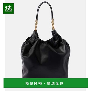 1h可退 香港直邮DeMellier 女士 Miami 皮革手提包 black黑色 舒