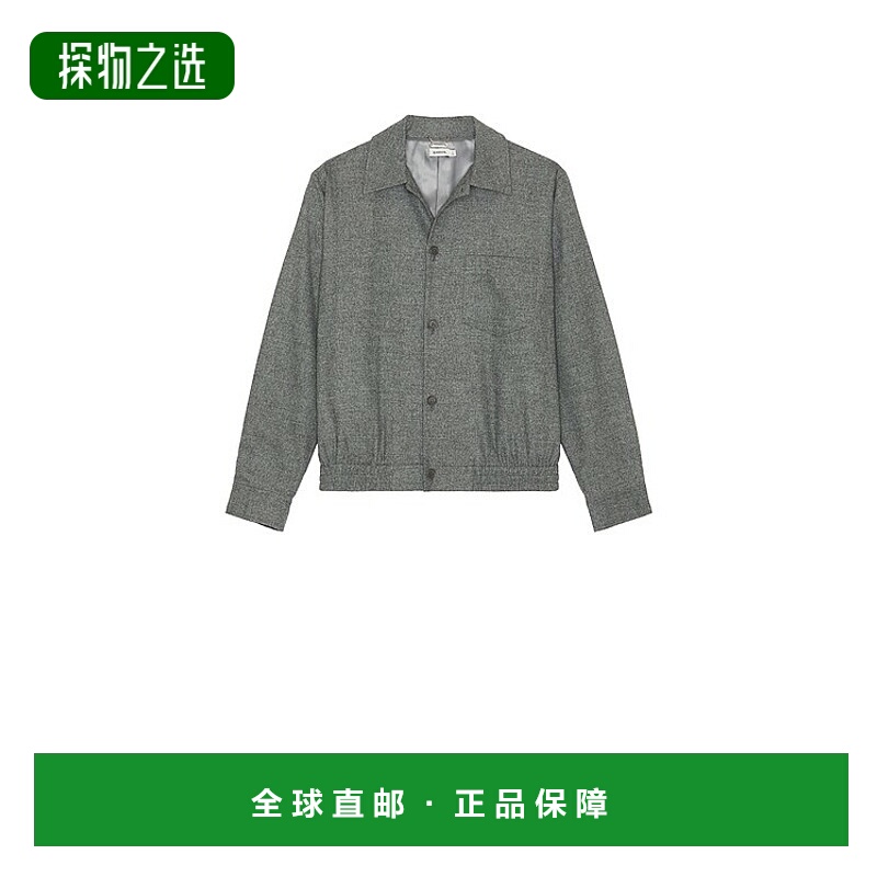 香港直邮Simkhai 男士 Ernie 宽身束腰衬衫式夹克 5256112MEN